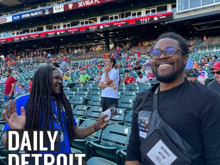 Detroit showed up for soccer: Sevilla v Crystal Palace live from ...