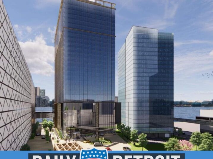 Featured image for the New riverfront hotel to start construction // Detroit Policy Conference preview podcast.