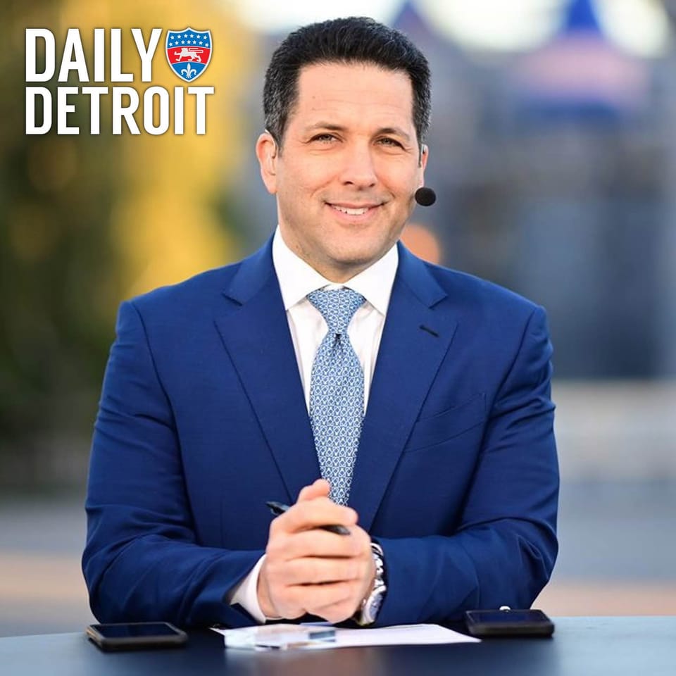 Featured image for the Adam Schefter is ready for the NFL Draft in Detroit podcast.